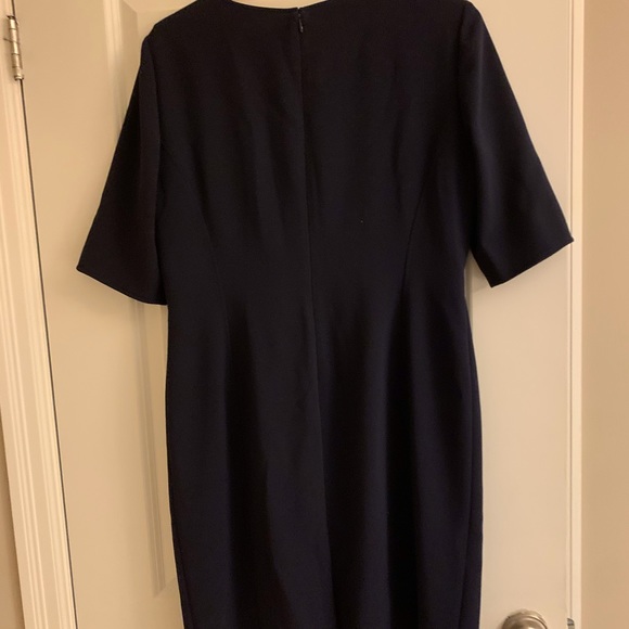 Tahari ASL Navy Dress Size 12 - Picture 2 of 8